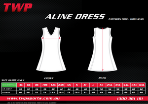 NORTHAMPTON FC - NETBALL ALINE DRESS 1