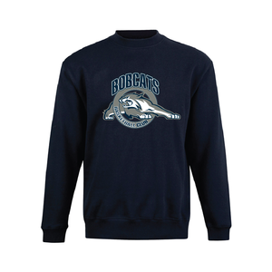 BOBCATS UNISEX CREW NECK JUMPER - NAVY