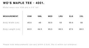 NEWSTEAD FNC - LADIES MAPLE TEE - ROYAL BLUE - LADIES