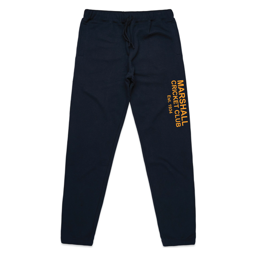 MARSHALL CC SURPLUS FLEECE TRACK PANTS - NAVY