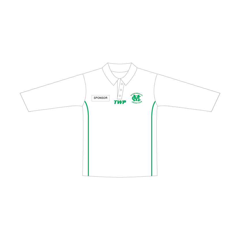 MURGHEBOLUC CC SENIOR Long Sleeve Polo - WHITE