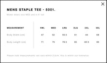 Load image into Gallery viewer, NEWSTEAD FNC - STAPLE TEE - ROYAL - MENS
