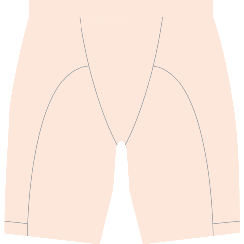 SURF COAST SUNS FNC - COMPRESSION SHORTS - SKIN COLOUR