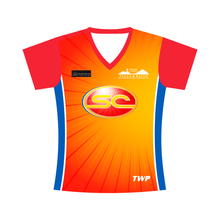 Load image into Gallery viewer, SURF COAST SUNS FNC - FEMALE V NECK WARM UP TOP
