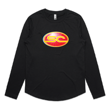 Load image into Gallery viewer, SURF COAST SUNS FNC - WOMEN&#39;S CURVE LONG SLEEVE TEE
