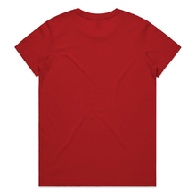 Load image into Gallery viewer, SURF COAST SUNS FNC - WOMEN&#39;S MAPLE TEE - RED
