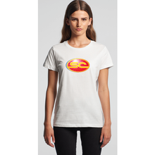 Load image into Gallery viewer, SURF COAST SUNS FNC - WOMEN&#39;S MAPLE TEE - RED
