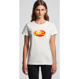 SURF COAST SUNS FNC - WOMEN'S MAPLE TEE - RED