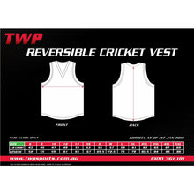 Load image into Gallery viewer, MARSHALL CC Sublimated REVERSIBLE Cricket Vest
