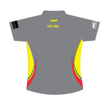 Load image into Gallery viewer, SURF COAST SUNS FNC - FEMALE RAGLAN POLO SHIRT
