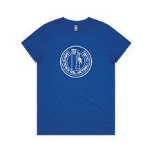 Load image into Gallery viewer, DAVISTOWN RSL NC - WOMEN&#39;S MAPLE TEE - BLUE
