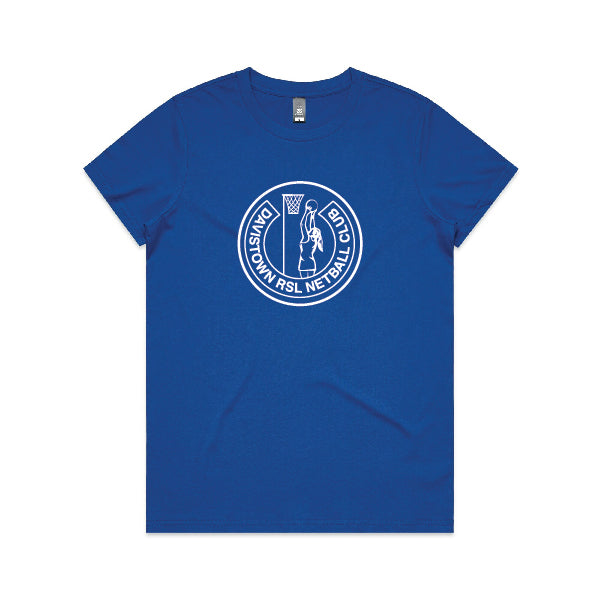 DAVISTOWN RSL NC - WOMEN'S MAPLE TEE - BLUE